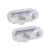 1 Pair Side Marker Light Cover Clear Lens Left Right 1336185 Replacement for Ford Focus Fiesta Fusion