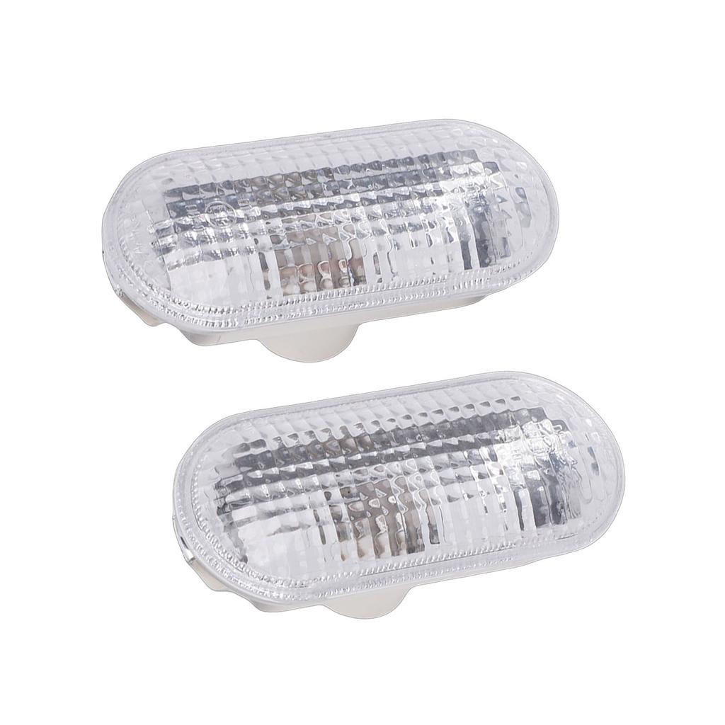 1 Pair Side Marker Light Cover Clear Lens Left Right 1336185 Replacement for Ford Focus Fiesta Fusion