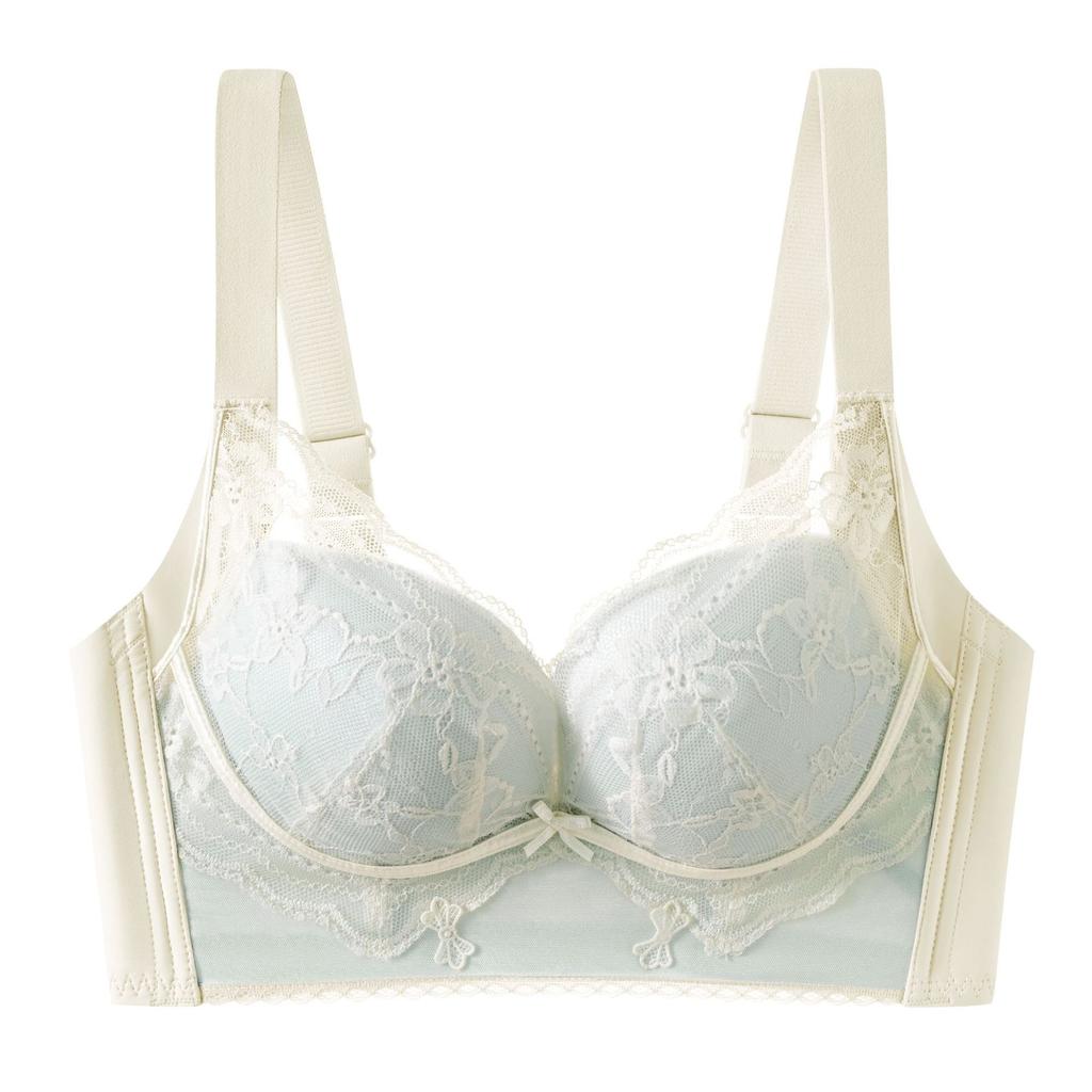 Spot Nude Sense Non-magnetic Modal Slippery Cup Underwear Women's Small Breasts Gather Anti-sagging Original Bra