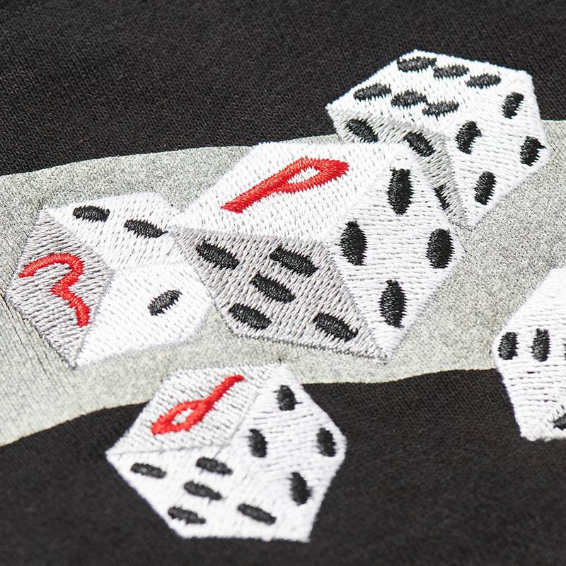 Palace X Evisu SS24 Zip-Up Casual Logo Print Hoodie Unisex Tops Black 2ESPAM4SW1150OSFLBLKX