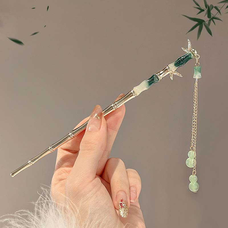 Retro Quaste Haarspange im chinesischen Stil für Frauen Haarnadeln Blume handgemachte Haarnadeln Charme Schmuck Zubehör Haarschmuck