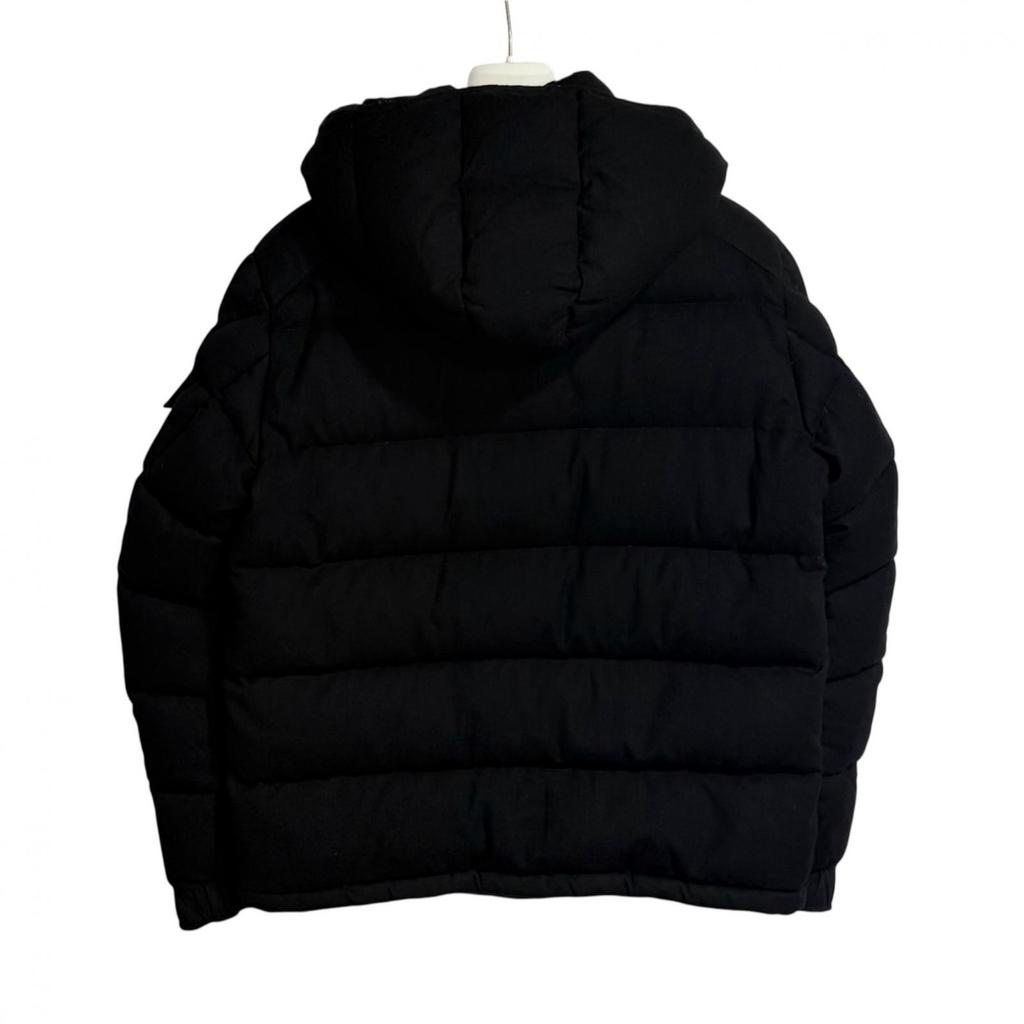 Used MONCLER F20911A5370054272 MONTGENEVREDown Jacket Black Nylon Mens
