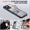 360° Rotate Bracket Military Shockproof Phone Case For iPhone 16 E 15 14 Plus 13 12 Pro Max 11 XR Car Magnetic For Magsafe Cover