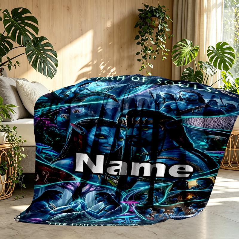 Individuelle personalisierte Decke mit Avatar-Druck, Heimdekoration, Schlafzimmer, Sofa, Camping, Couch, Geschenke für Geburtstag Weihnachten