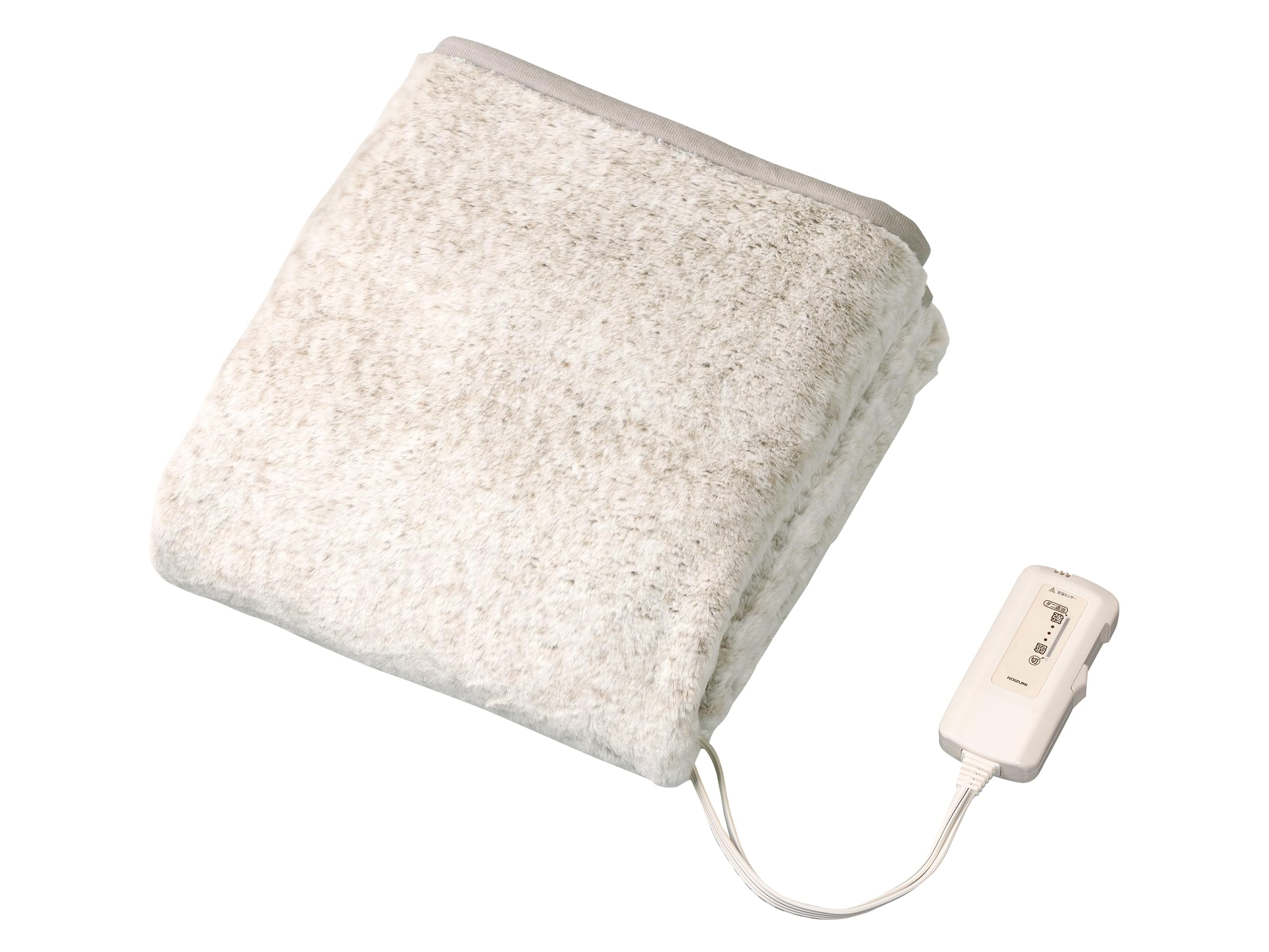 

Kozumi Electric Blanket, Rabbit Fur Style, Machine Washable, 140 x 80cm, KDS-50231R