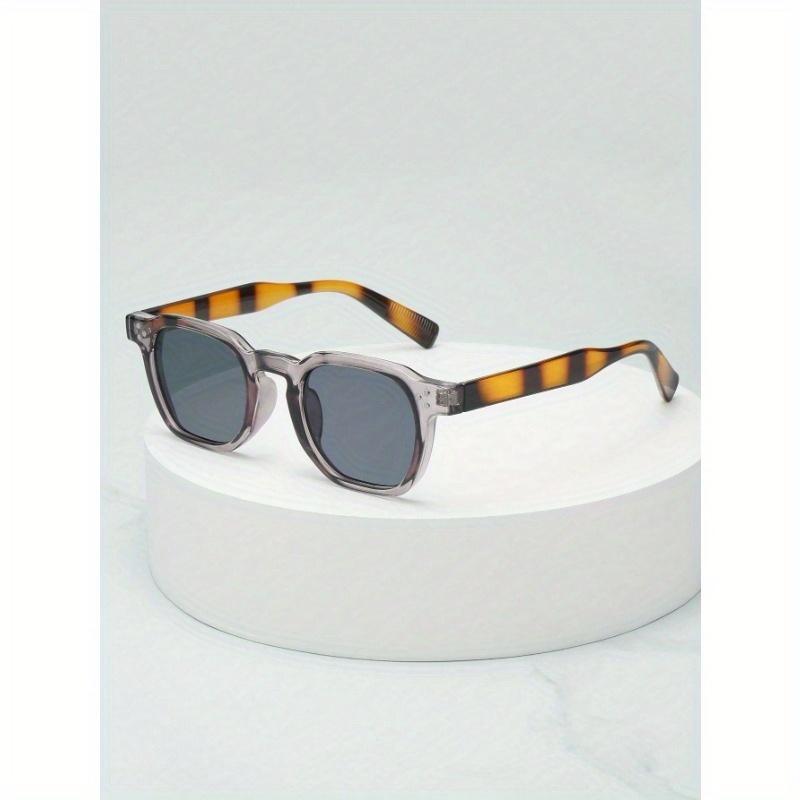 1pc Men's Oval Small Frame Simple Stylish Fashion Fashion Glasses (Suitable For Driving, Travel, Casual, Vacation, Outdoor Sports, Daily Use)