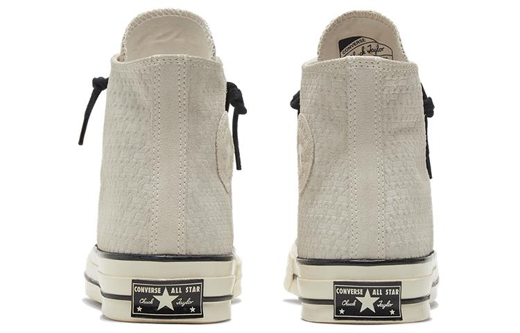 Chuck 70 Converse Zip High 'Egret Black' 169439C