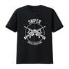 Mens Special Operations Sniper Forces USA Military T Shirt Black Vintage Washed Top For Everyday Wear Graphic Unisex Stylish