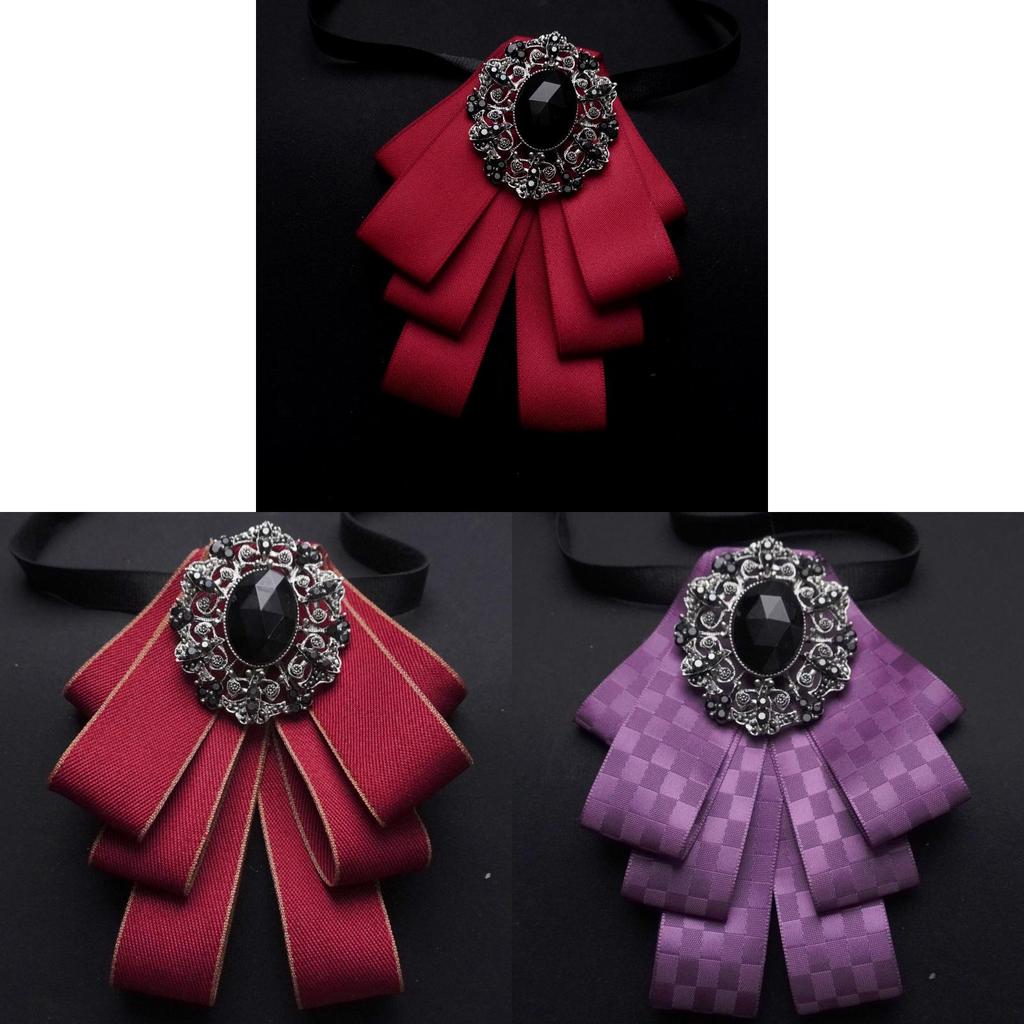 Mens Highend Korean Style Suit Shirt Bow Tie Wedding Groom Corsage For Formal Events