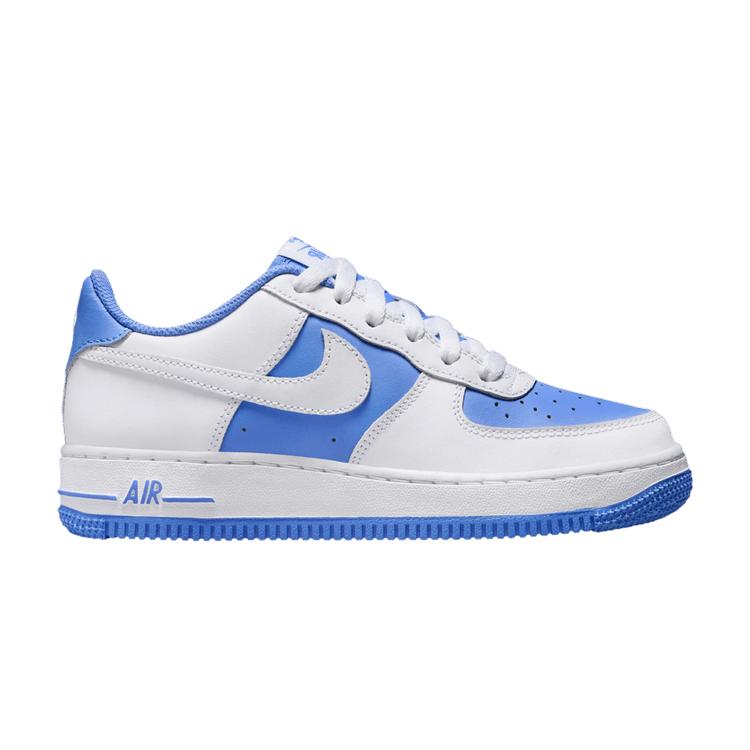 

Nike Кроссовки Air Force 1 Low GS Белые Королевский Пульс Детские Синие HV0936-100 36
