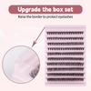 30P40P Hot Melt Multi-Haired False Eyelashes Segmented Self-Grafting Thick Natural Stage Flat False Eyelashes