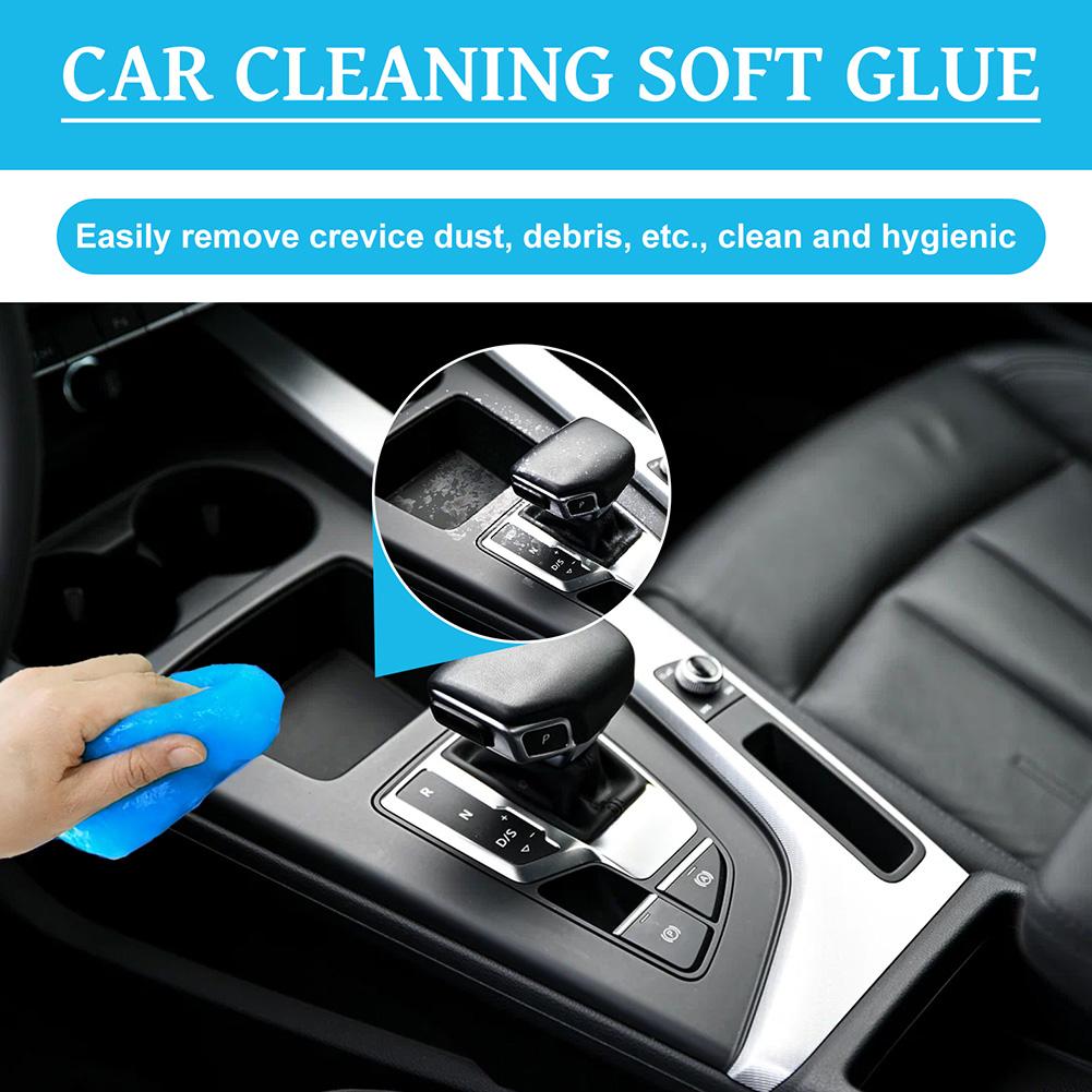 1pcs Car Cleaning Gel Vents Household Car Notebook Computer Keyboard Dust Cleaning Reusable Multipurpose Dirt Cleaner Slime Auto