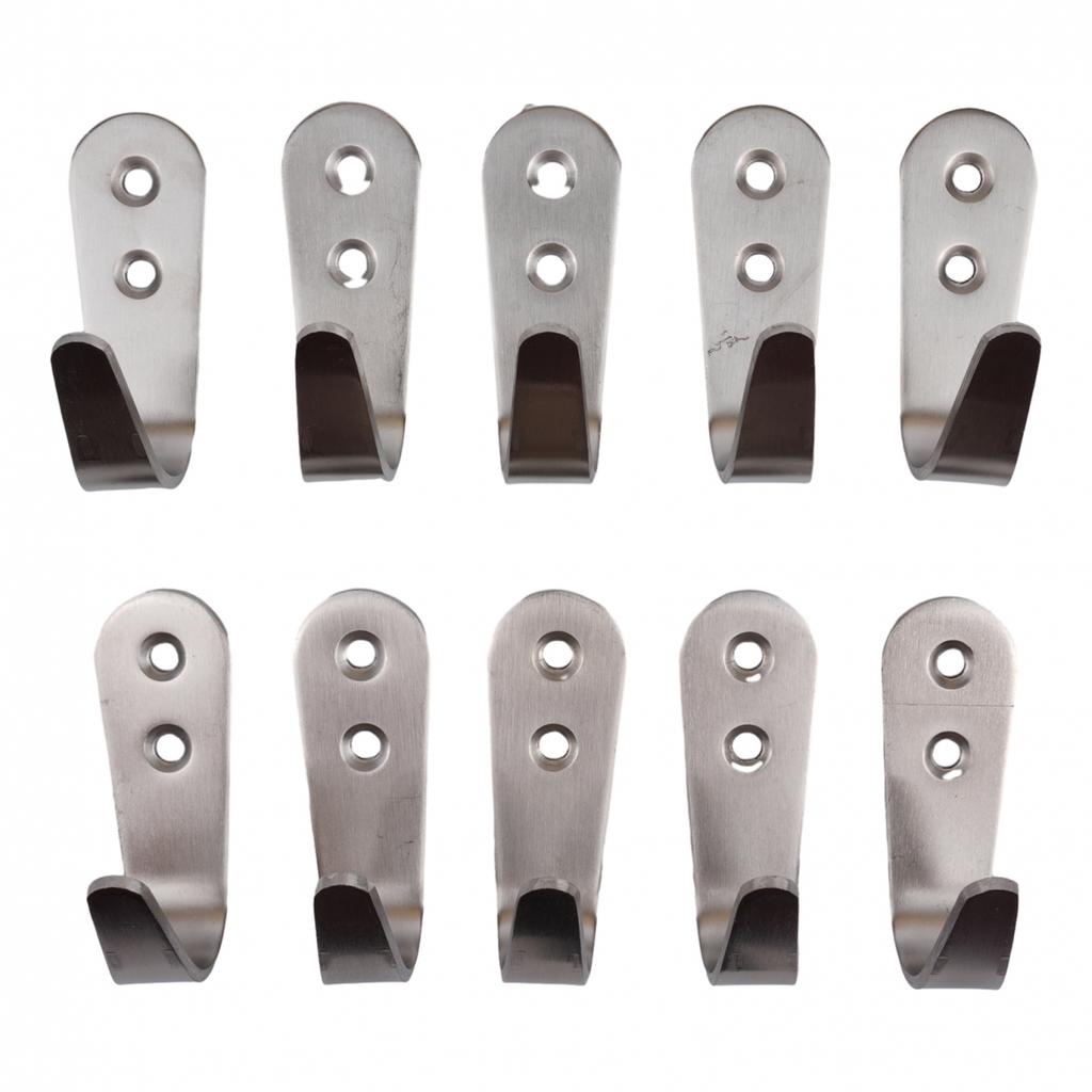 Creative Hook Home Useful 10PCS Solid Wall Mounted Single Hook Heavy Duty