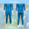 Stylish Blue Amazing Four Heroes Costume Jumpsuit Cosplay Outfit For All Genders
