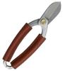 Flower Arranging Leather Custom Genuine Leather X Made In 9069 Scissors, Pro, Wrapped, Approx. 16.5 5cm, Japan, Brown,