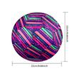 Dazzling Colors Indoor Soccer Ball Colorful Machine Stitched PVC Size 5 Team Training Competition Ready Durable High-Bounce Cool Sports Gift