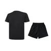Li-Ning Summer Round Neck Pullover Short Sleeve Comfortable Breathable Fitness Skin-Friendly Simple Versatile Casual Sports Suit AHSUA07-1+YATV113-1