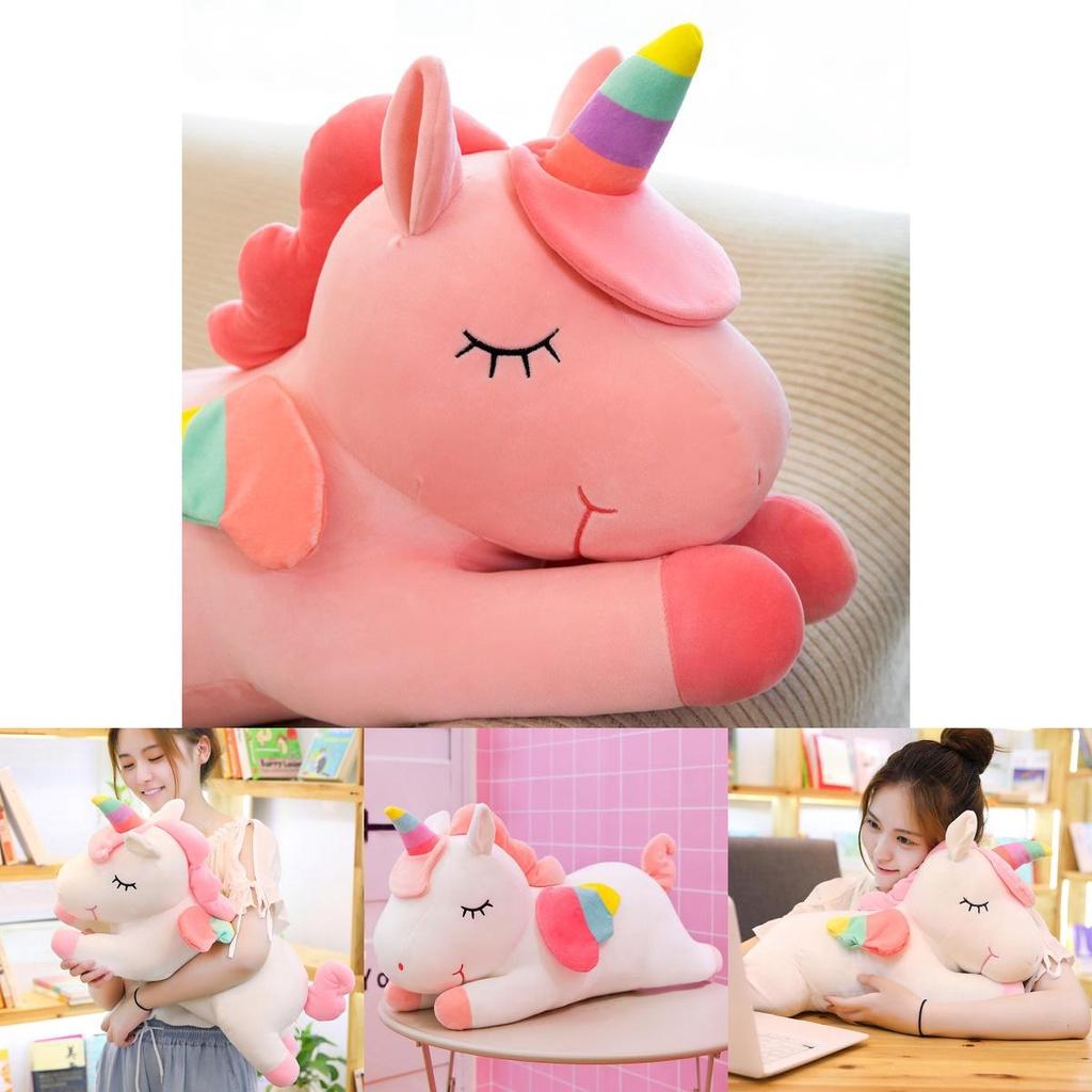 Entzückendes Einhorn Stofftier Weiche Plüschpuppe Kissen Perfektes Kinder Geburtstagsgeschenk