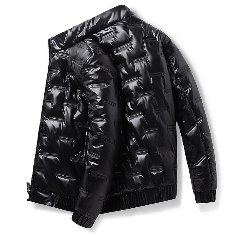 

Hooded Coats Men Windbreaker Thermal Jackets Clothing Winter Men s Warm Padded Jacket Fashion Men Cotton Thicken Parkas M