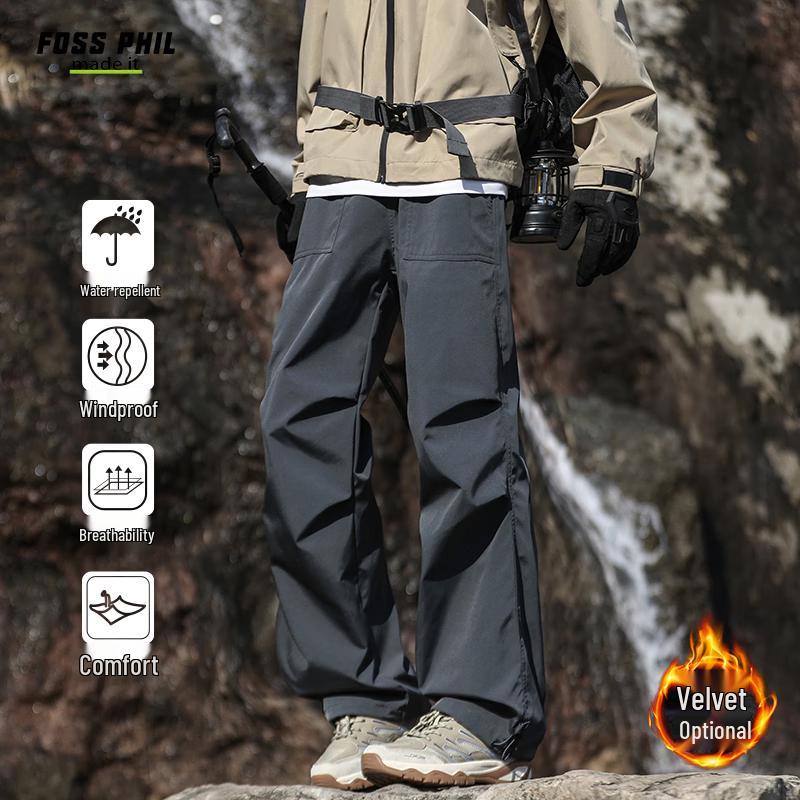 Foss Phil Men's Autumn/Winter Loose Straight Cargo Pants