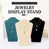 Velvet Jewelry Display Stand Black Necklace Holder Stand New Necklace Shelf  Jewelry Shop Window