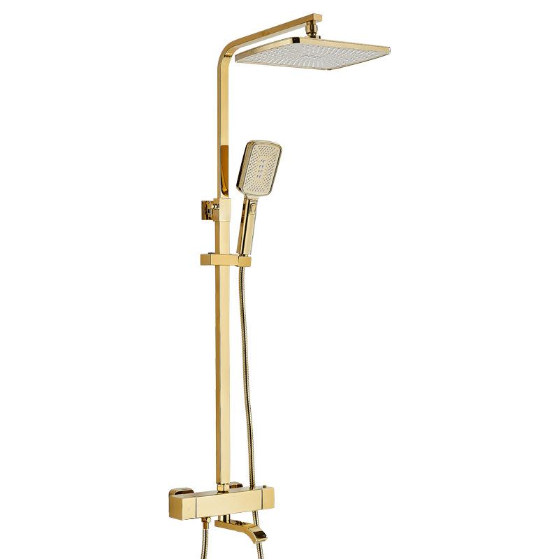 Thermostatic Shower Set with One-Touch Temp Lock & Boost Shower Head