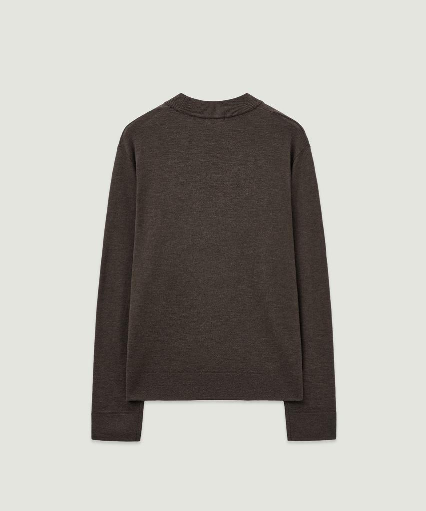 LMOOD Berlin Wool Mock Neck Pullover Knit (2 Colors)