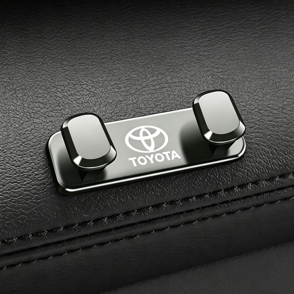 VKAE4 Storage Hooks For Toyota Camry Yaris RAV4 CHR Corolla Prado hulix prius verso Zinc Alloy Car Interior Organize Tool Accessories