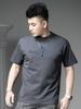European Summer Trendy Printed Round Neck Short-Sleeved T-Shirt for Men 2025 New Fashion Brand Casual Half-Sleeved Men's Tops