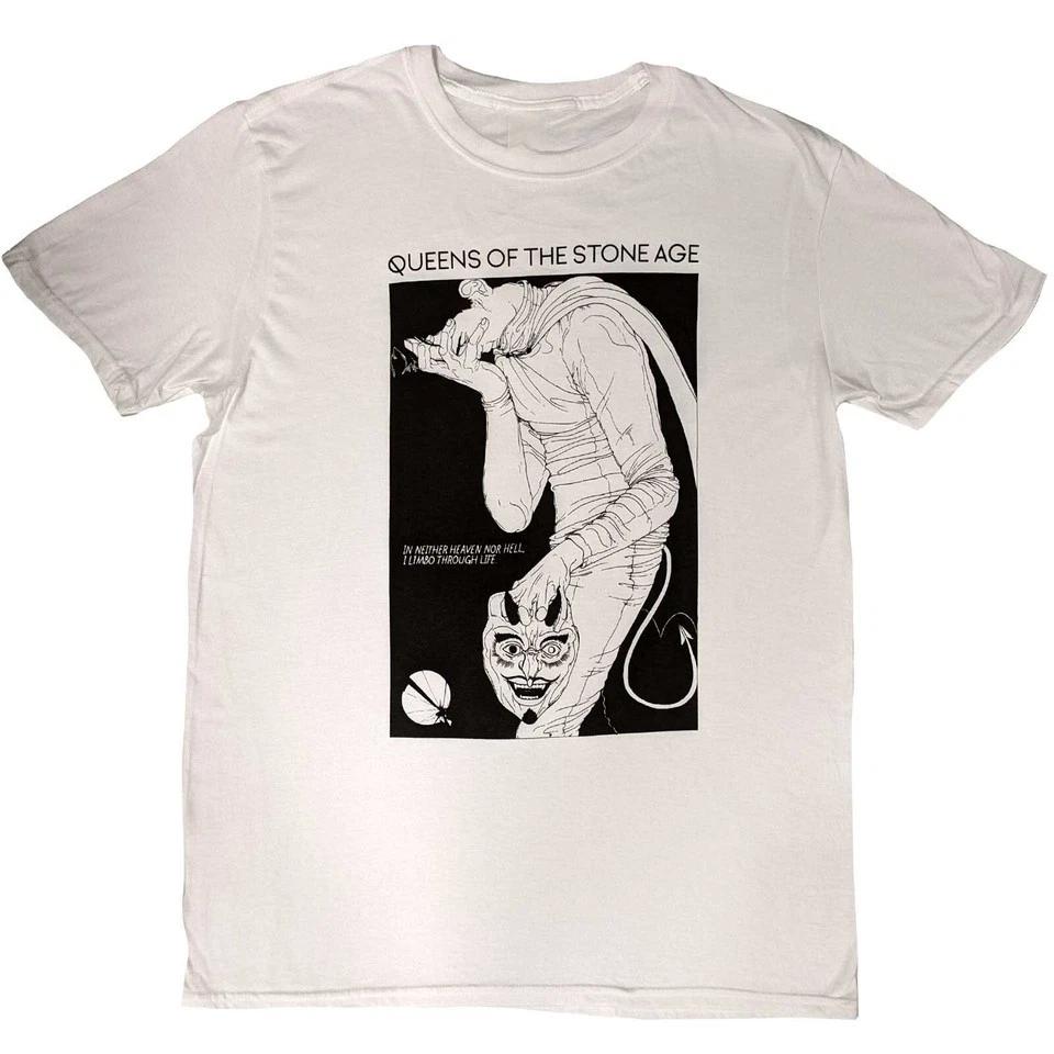 VTG 2017 Villains Tour Queens of the Stone Age Shirt White Unisex S-5XL E1333 2XL