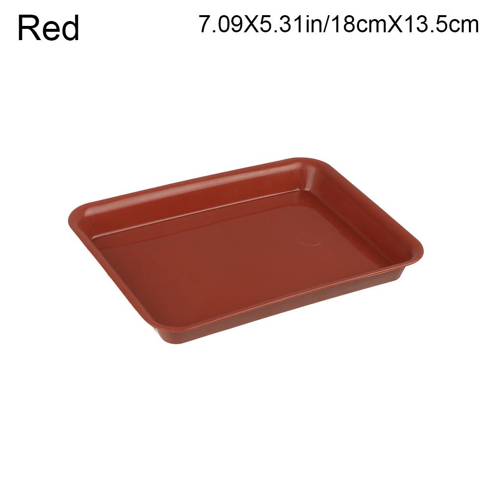 New Rectangle Flower Pot Tray Plant Saucer Drip Trays Plastic Tray Saucers Heavy Duty Indoor Outdoor Garden Plant Trays