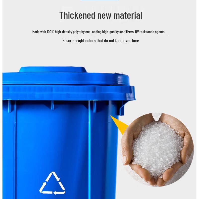 Commercial Outdoor Waste Bin with Foot Pedal