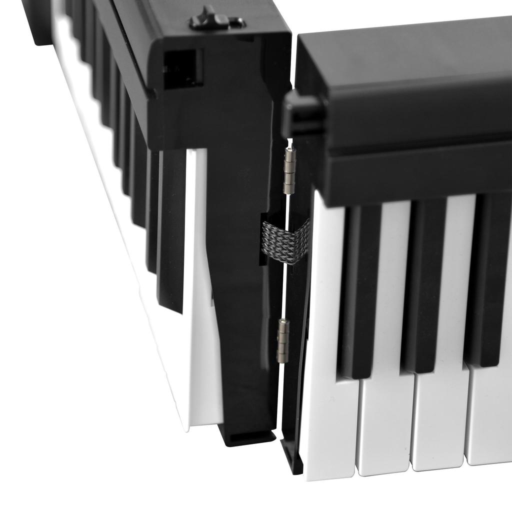 Portable 61-Key Touch-Sensitive Folding Digital Piano for Beginners