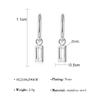 Trendiges Geometrisches Vintage Grünes Zirkon Ohrring-Set Elegante Ohrclips Schmuck