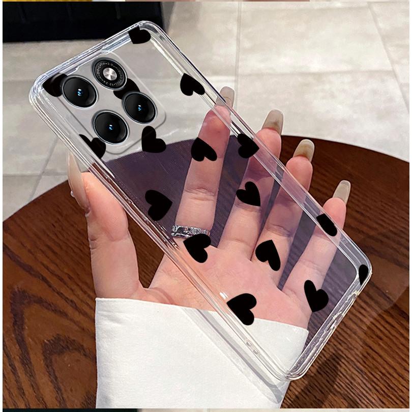 Fashion Cute Cat Lying In Bed Shell Shockproof Phone Case For Motorola Edge 70 Fusion Transparent TPU Silicone Soft Casing
