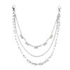 Punk Metal Chain Belt For Men And Women Summer Fashion Accessory With Spring Multilayer Design