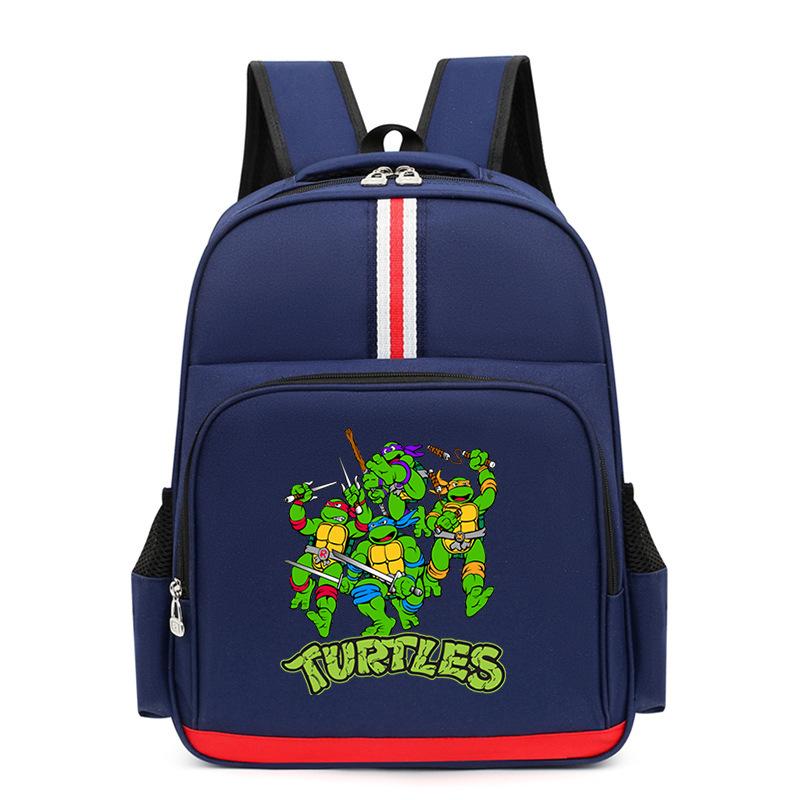 Hot Sale Teenage Mutant Ninja Turtles Cartoon Printed Backpack Elementary and Secondary School Students Outdoor Leisure Large Capacity