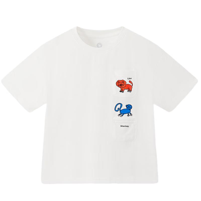 MQD Boys' Cartoon Cotton Short Sleeve T-shirt