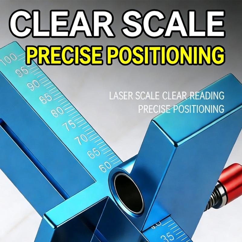 Cabinet Door Mounting Jig with Support Arm Clamp Metal Hand Tool Installing Cabinet Door Mounting Clamp Positioning Tool