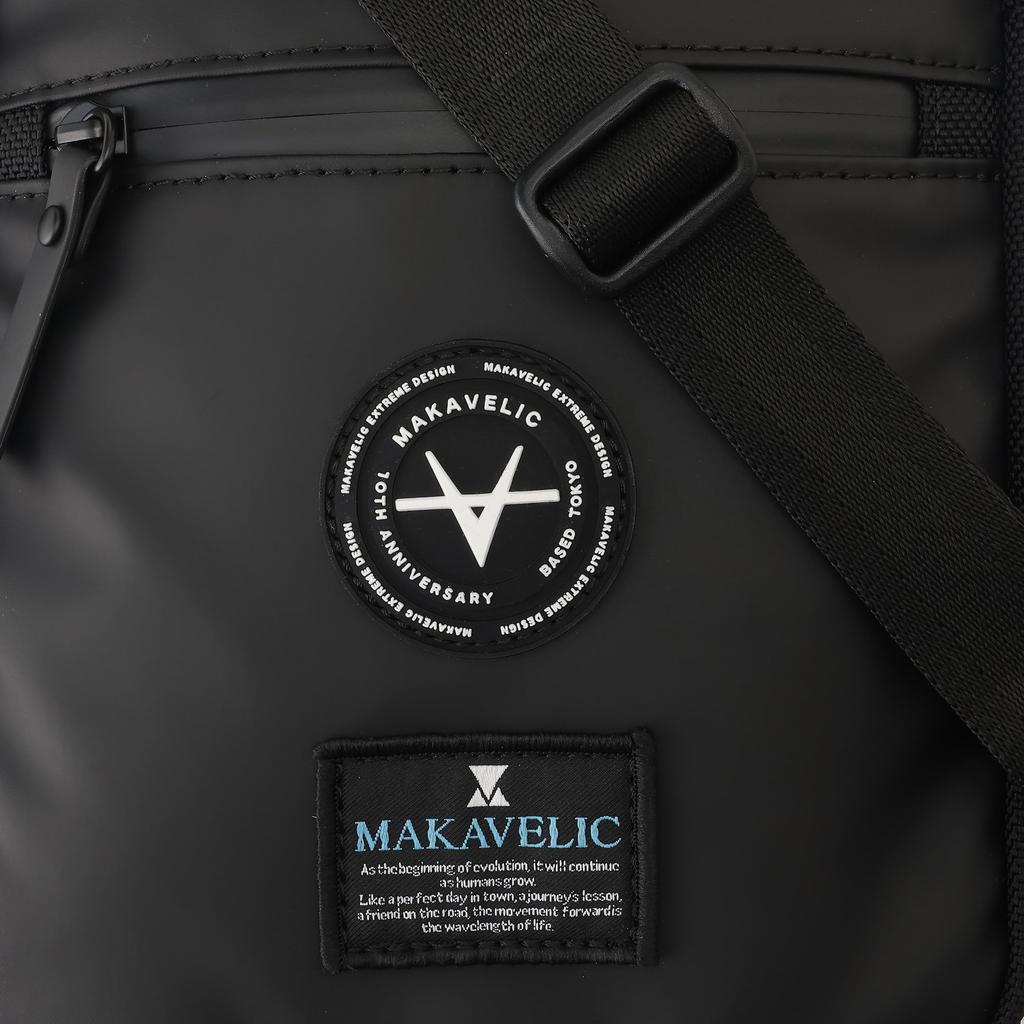 [Machiavellic] Umhängetasche 10 JAHRE JUBILÄUM VERTIKALE UMHÄNGETASCHE SCHWARZ(019)