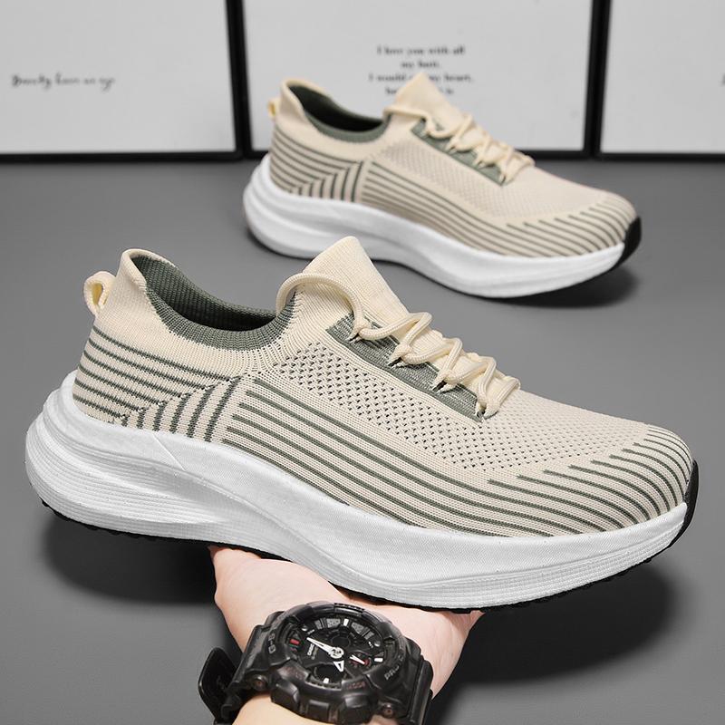 Nuova Moda Uomo Quattro Stagioni Scarpe Comode con Suola Spessa Studenti Ragazzi di Tendenza Suola Morbida Traspiranti Casual Scarpe da Corsa