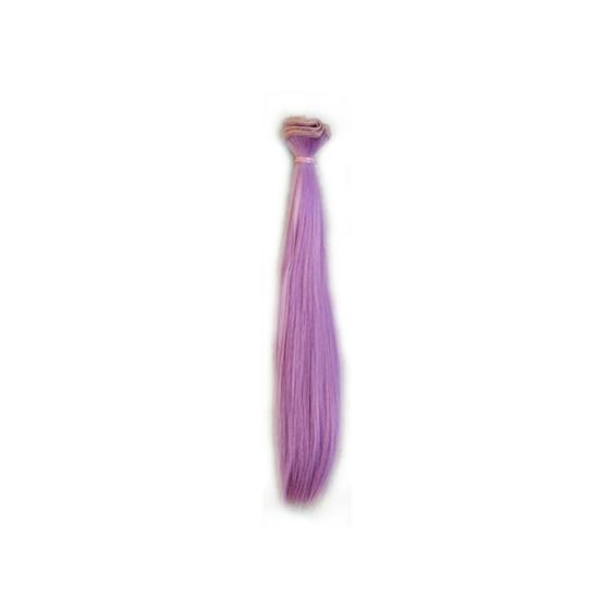 DIY Cute Straight Long Synthetic Faux Hair Wig Kids Dolls Gift Beauty