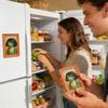 Refrigerator Magnets Decorative Vintage Ornament Artistic Photo Framed Strong Refrigerator Magnets Funny for Home Appliances