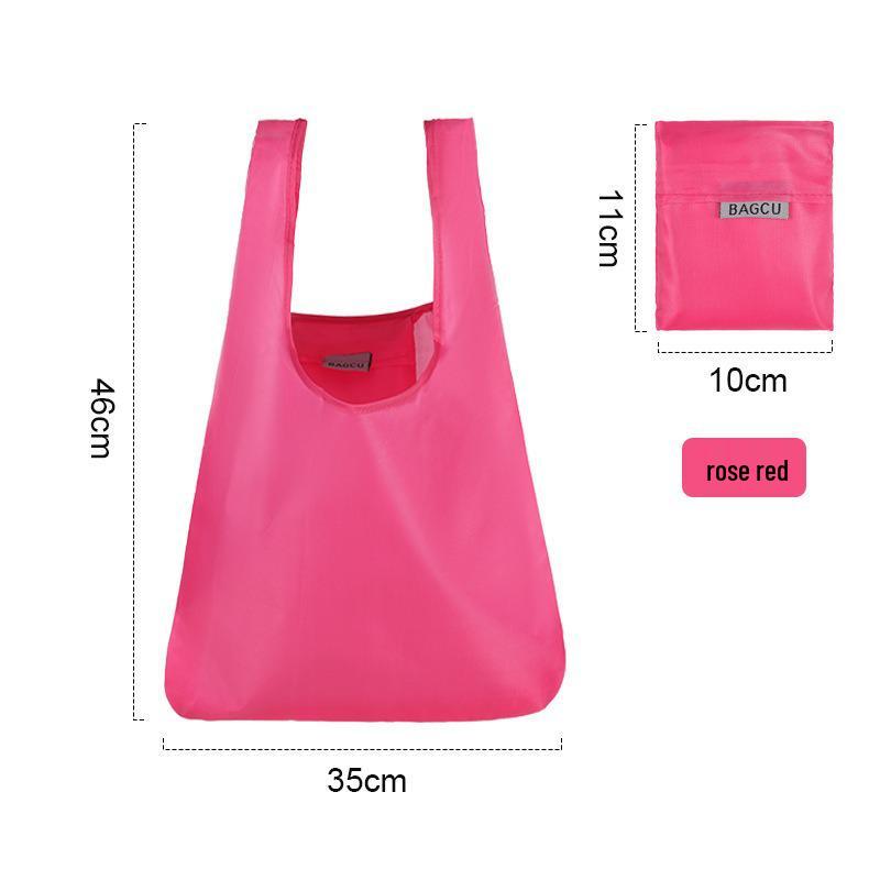 Large-Capacity Oxford Cloth Grocery Bag, Foldable & Portable with Premium Fabric Feel
