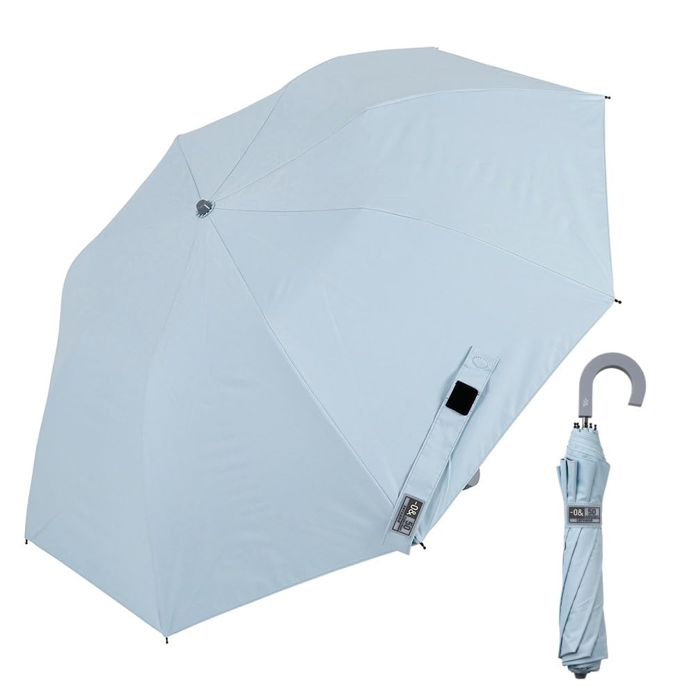 

Парасолька Ogawa 2025 UV - 50см Компактна Складана [Всі 5 Кольорів] - 100% Захист від УФ та Світла, Термостійка, Водовідштовхувальна синій