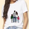 Mothers Day Theme Cute Cartoon Trend ShortSleeved Womens TShirt Polyester Fabric Simple AGeneration Style