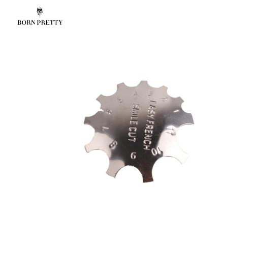 

Практичная форма для ногтей, украшения для ногтей, пластина для французского маникюра, легкий дизайн ногтей A серебряный