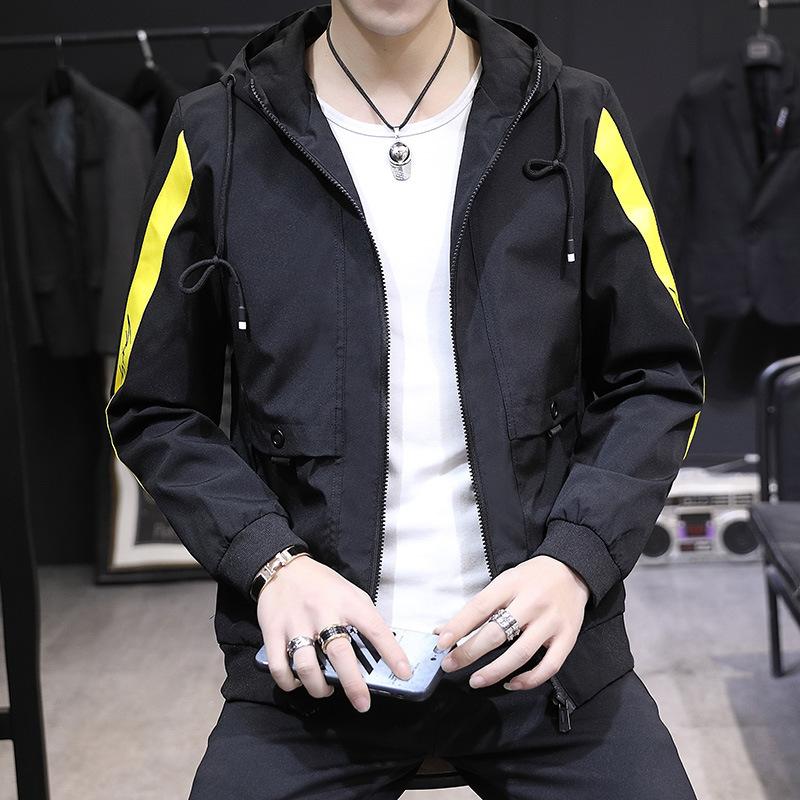 Long Sleeve Coat Homme Mens Jackets Casual Korean Slim Fit Thin Male Q5134 Black M Long Sleeve Coat Homme Mens Jackets Casual Korean Slim Fit Thin Male Q5134 Black M