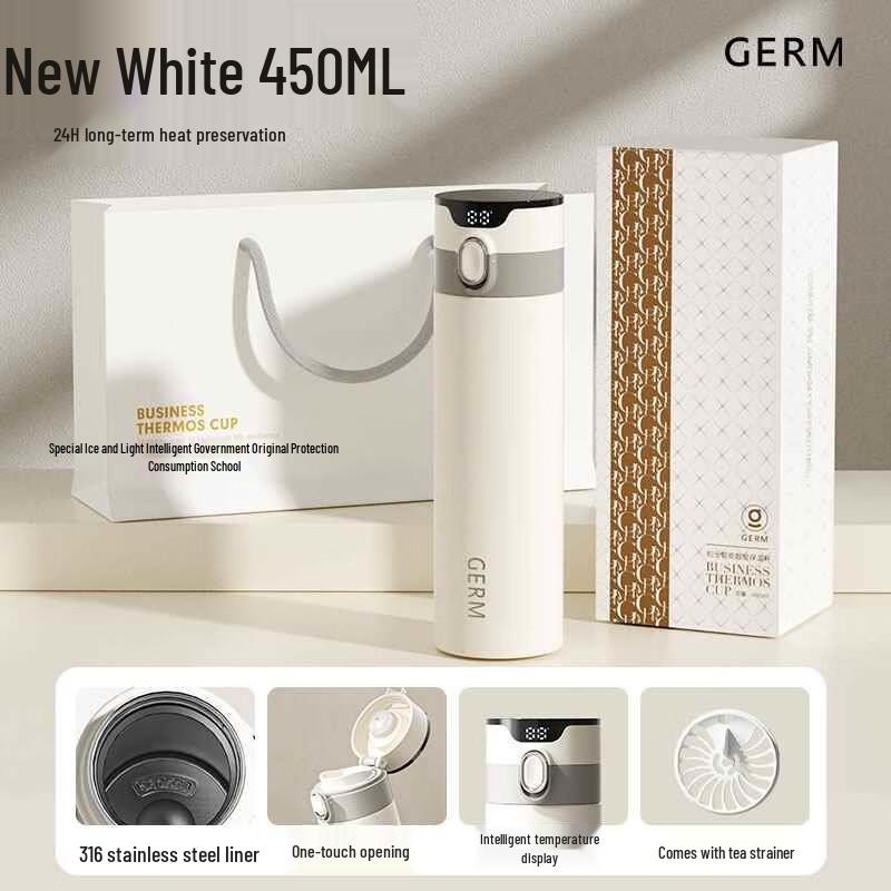 Gemi Smart Digital Display Insulated Tea Cup