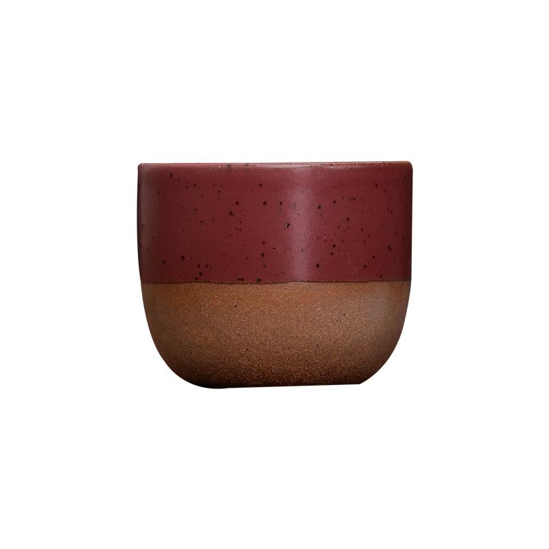 Handmade Coarse Pottery Matt Kiln-Changed Ceramic Latte Coffee Cup Creative Retro Master Cup Kung Fu Teacup